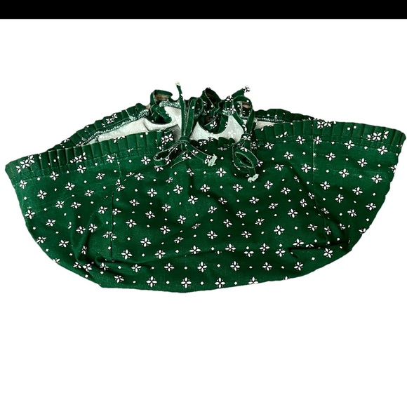 Longaberger Other - Longaberger Basket Ties Heritage Green Liner Fabric Cottegecore Vintage